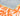 zoom matière édredon motif orange et vert de gris m3tiss
