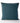 coussin lin lavé bleu paon surjet doré - apotheca