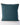 coussin lin lavé bleu paon surjet doré - apotheca